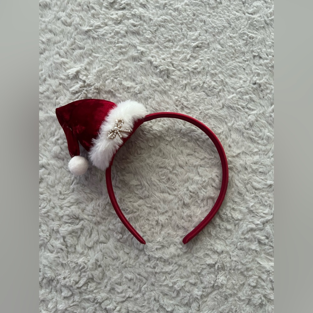 Festive Red Santa Hat Headband
